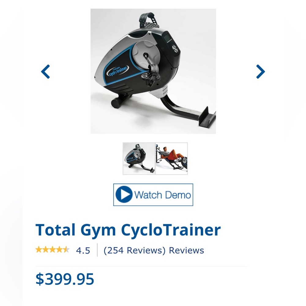 Cyclo Trainer for Total Gym